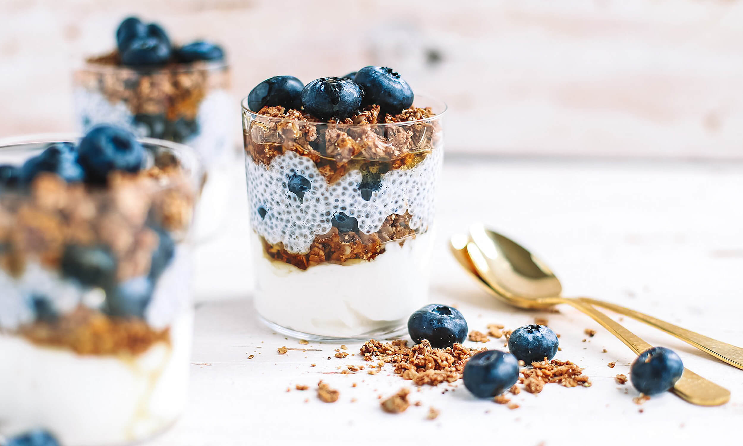 Blueberry Chia Seed Parfait Family Tree Farms